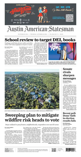 Cover of Austin American-Statesman
