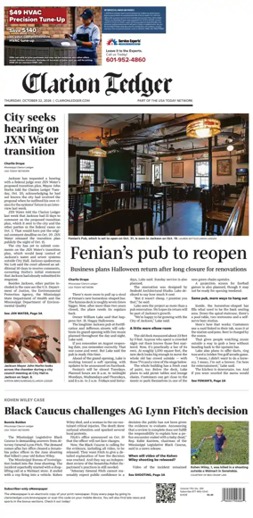 Cover of Clarion Ledger