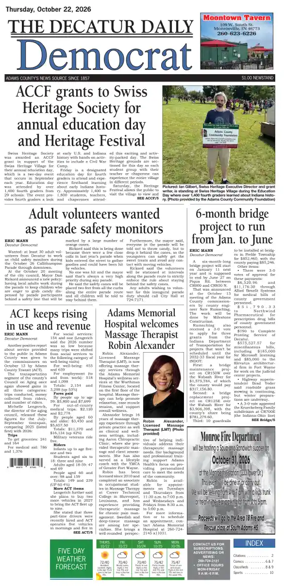 Cover of The Decatur Daily Democrat