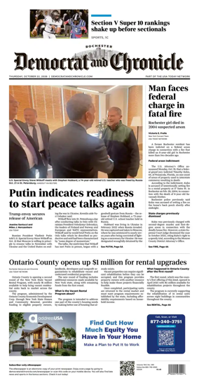 Cover of Democrat and Chronicle