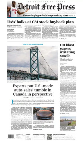 Cover of Detroit Free Press