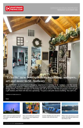 Cover of East Idaho News