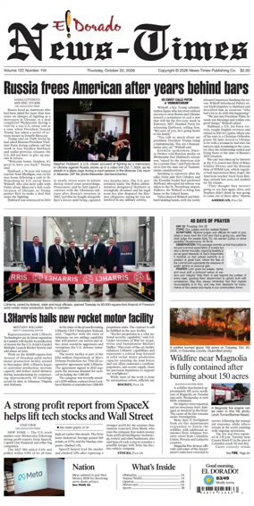 Cover of El Dorado News-Times (VCID - Camden News)