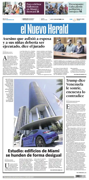 Cover of El Nuevo Herald