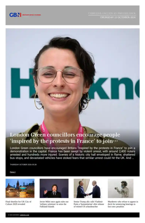 Cover of GB News UK