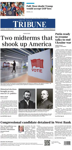 Cover of Great Falls Tribune