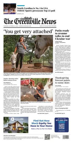 Cover of The Greenville News