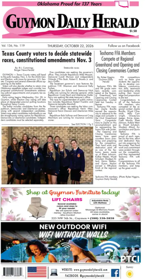 Cover of Guymon Daily Herald