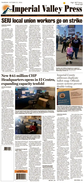 Cover of Imperial Valley Press