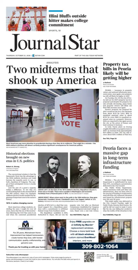 Cover of Journal Star (Peoria)