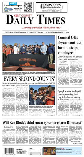 Cover of Kent County Daily Times