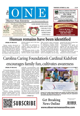 Cover of Observer News Enterprise
