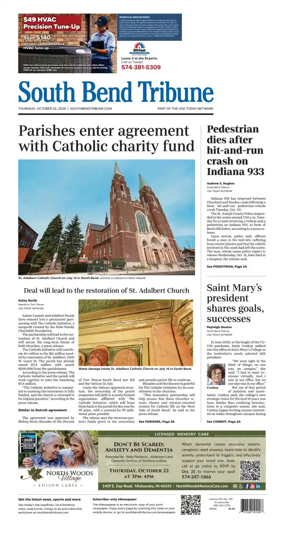 Cover of South Bend Tribune
