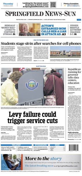 Cover of Springfield News-Sun
