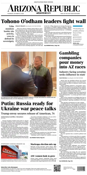 Cover of The Arizona Republic