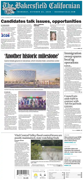 Cover of The Bakersfield Californian