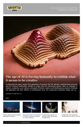 Cover of The Brighter Side of News