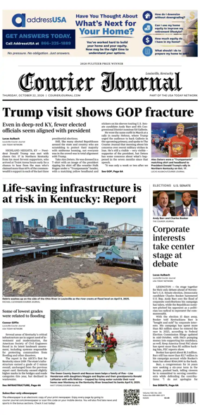 Cover of The Courier-Journal (Louisville)