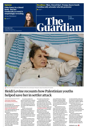 Cover of The Guardian (USA)