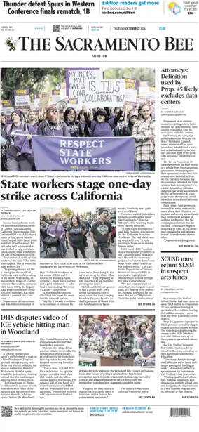 Cover of The Sacramento Bee