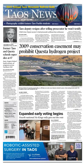 Cover of The Taos News