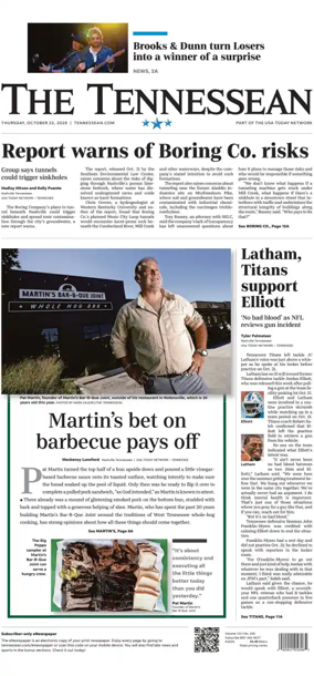 Cover of The Tennessean