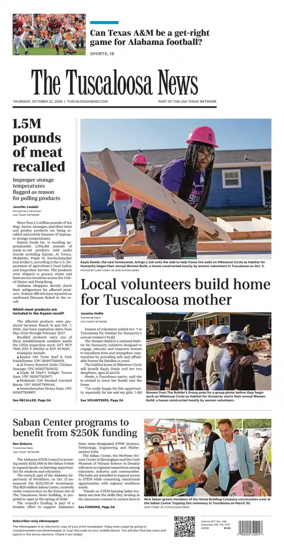 Cover of The Tuscaloosa News