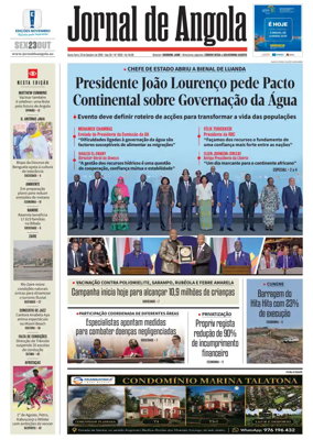 Cover of Jornal de Angola