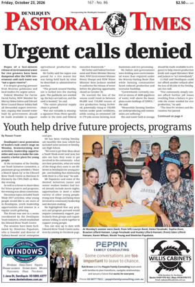 Cover of Deniliquin Pastoral Times