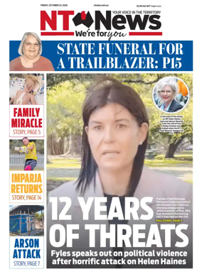 Cover of NT News