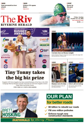 Cover of The Riverine Herald