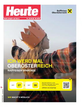 Cover of Heute - Oberosterreich Ausgabe