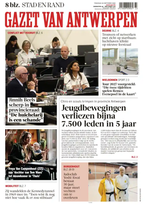 Cover of Gazet van Antwerpen Stad en Rand
