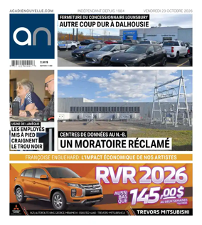 Cover of Acadie Nouvelle