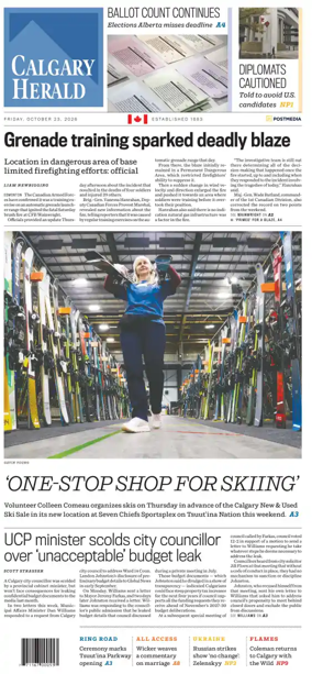 Cover of Calgary Herald