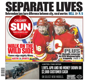 Cover of Calgary Sun