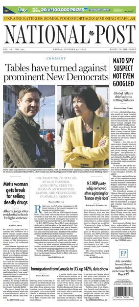 Cover of National Post - (Latest Edition)