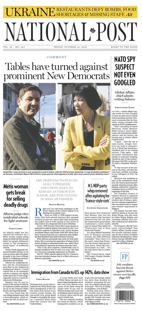 Cover of National Post - (National Edition)