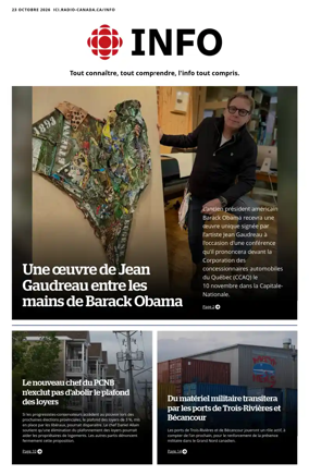 Cover of Radio-Canada Info