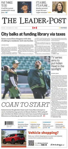 Cover of Regina Leader-Post