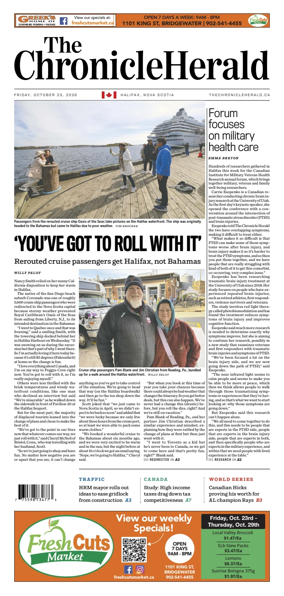 Cover of The Chronicle Herald (Provincial)
