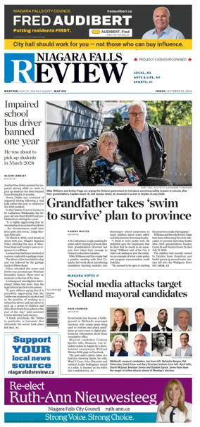Cover of The Niagara Falls Review