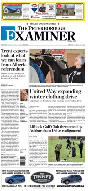 Cover of The Peterborough Examiner