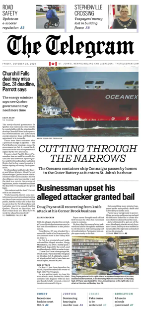 Cover of The Telegram (St. John's)