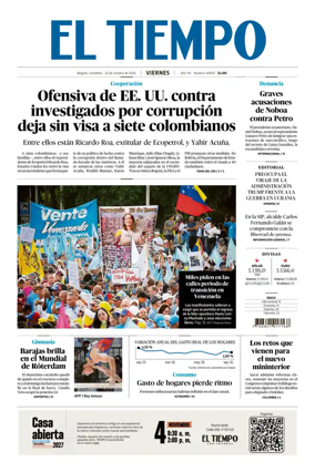 Cover of El Tiempo (Bogota)