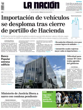 Cover of La Nacion (Costa Rica)