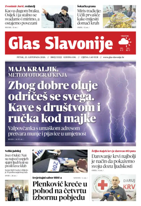 Cover of Glas Slavonije