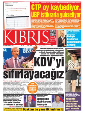 Cover of Kibris Gazetesi