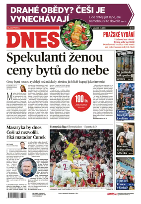 Cover of Dnes Prague Edition