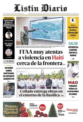 Cover of Listin Diario